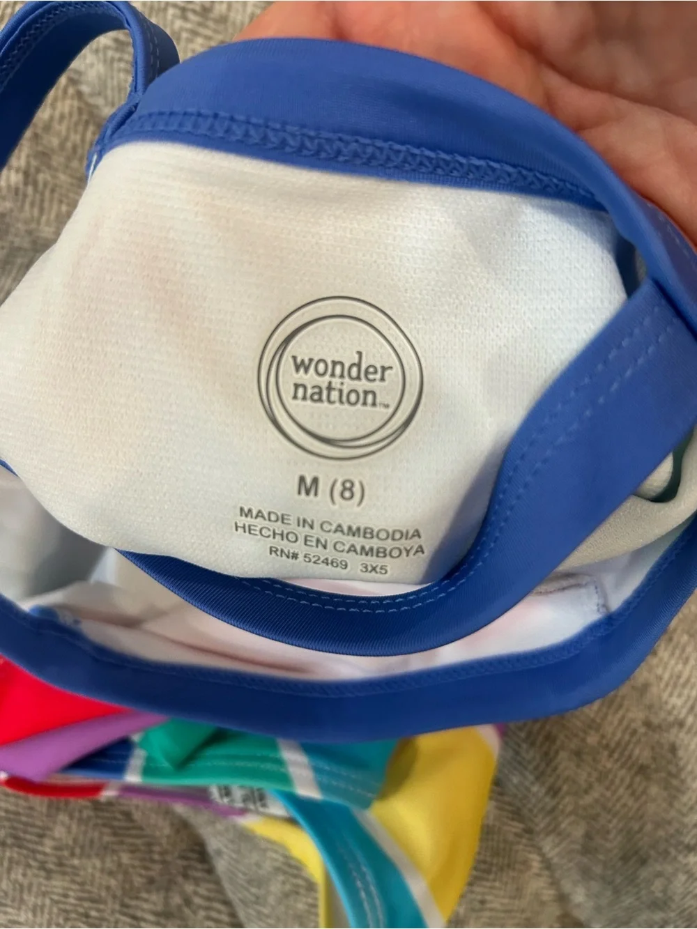 Girls size 8 one piece- NWOT
